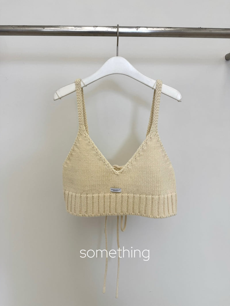 Something - Korean Women Fashion - #womensfashion - Bustier Knit - 7