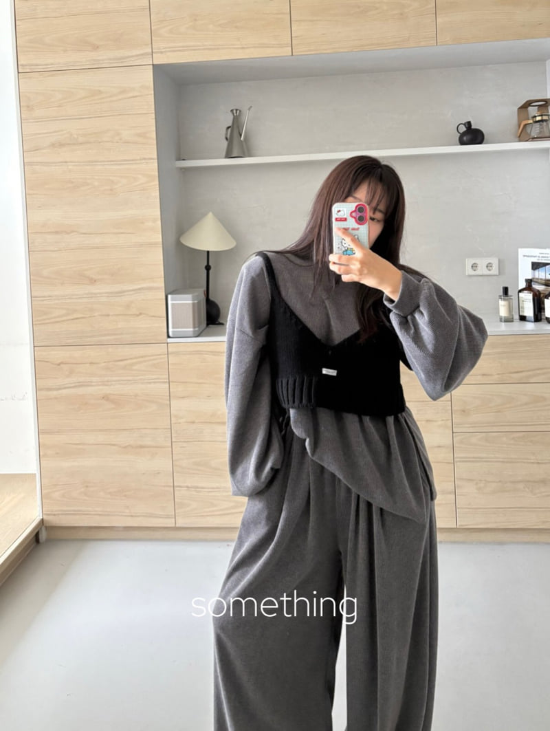 Something - Korean Women Fashion - #womensfashion - Bustier Knit - 9