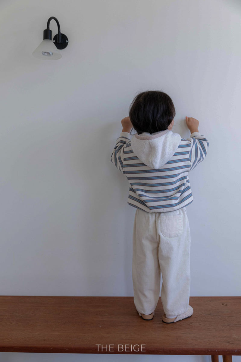 The Beige - Korean Baby Fashion - #babyboutique - Terry Striped Sweatshirt - 11