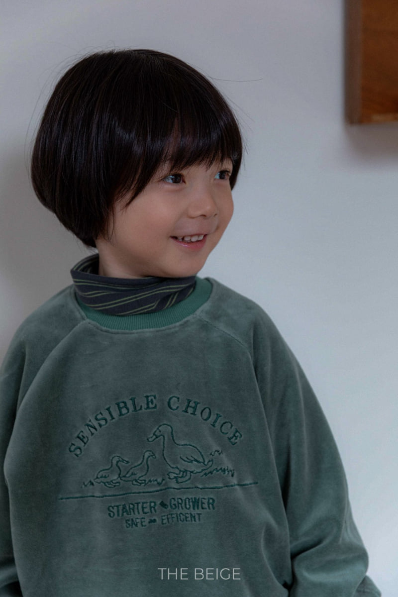 The Beige - Korean Baby Fashion - #babyboutique - Velour Sweatshirt - 7