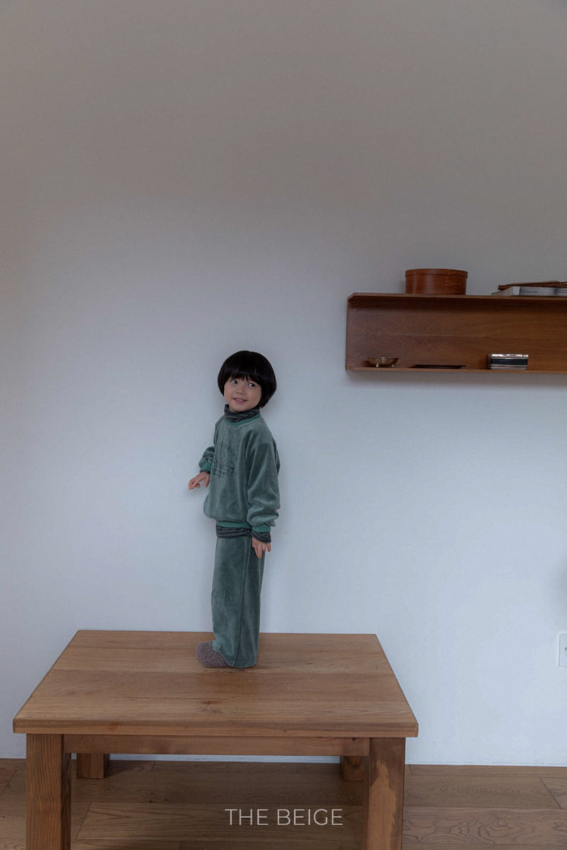 The Beige - Korean Baby Fashion - #babyboutiqueclothing - Velour Sweatshirt - 8
