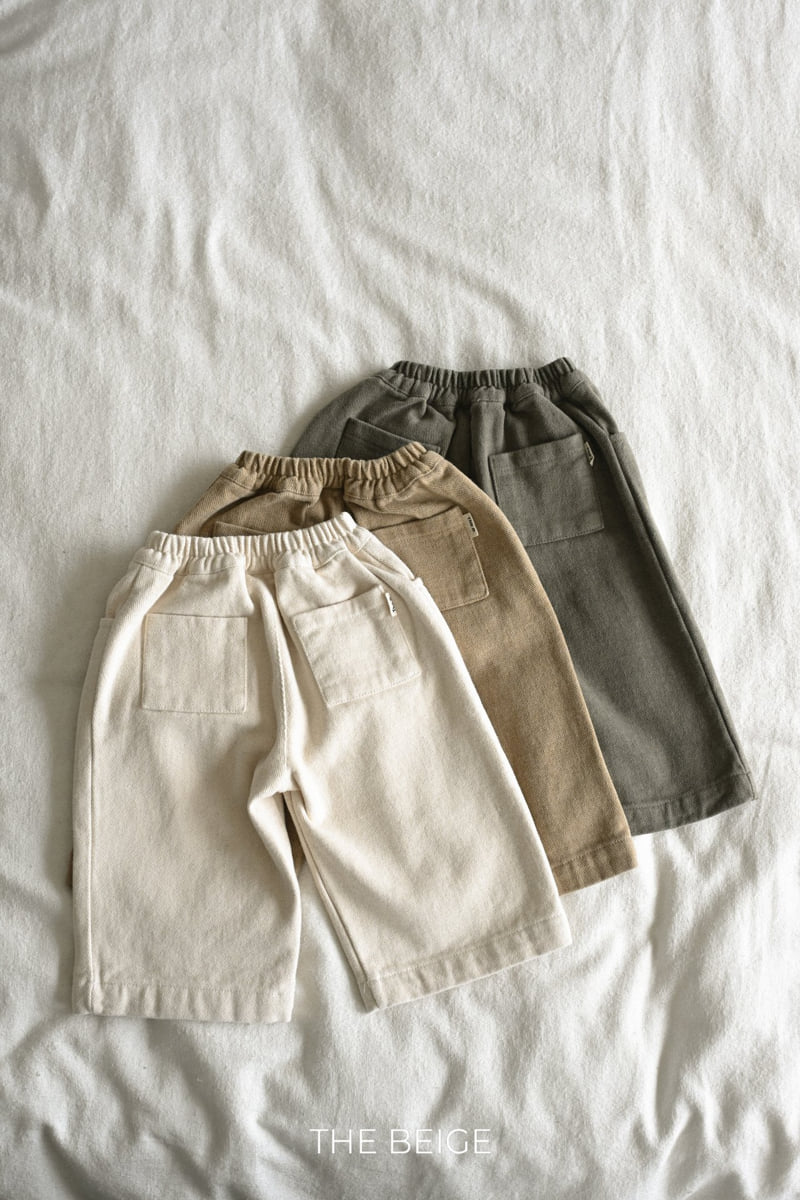 The Beige - Korean Baby Fashion - #babyclothing - Tucked Wide Pants - 11