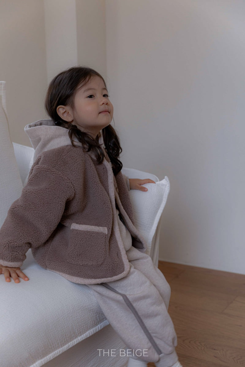 The Beige - Korean Baby Fashion - #babyclothing - Tape Hoodie Set - 8
