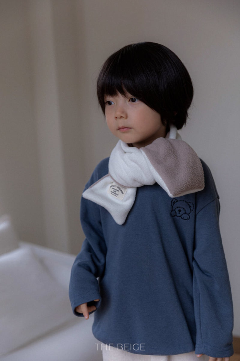 The Beige - Korean Baby Fashion - #babyclothing - Bear Embroidery Binding Tee - 11