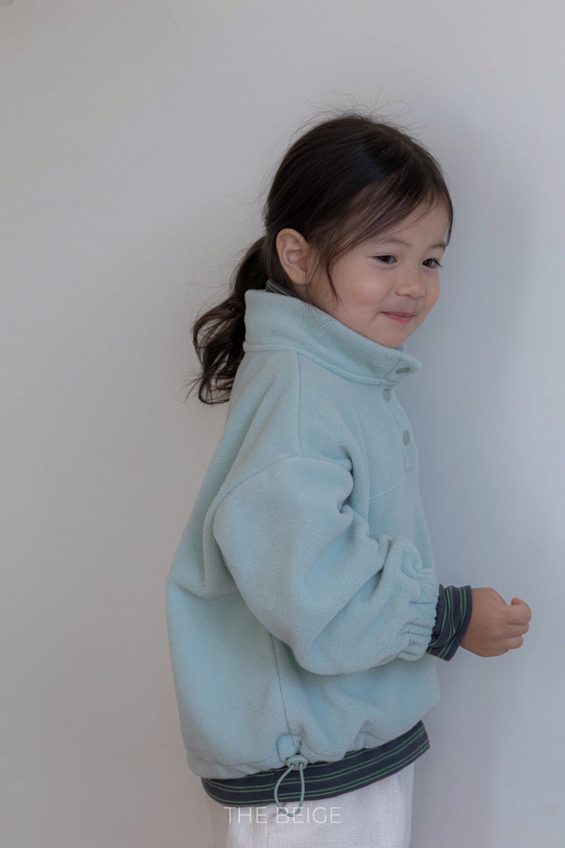The Beige - Korean Baby Fashion - #babyfever - Fleece Anorak - 5