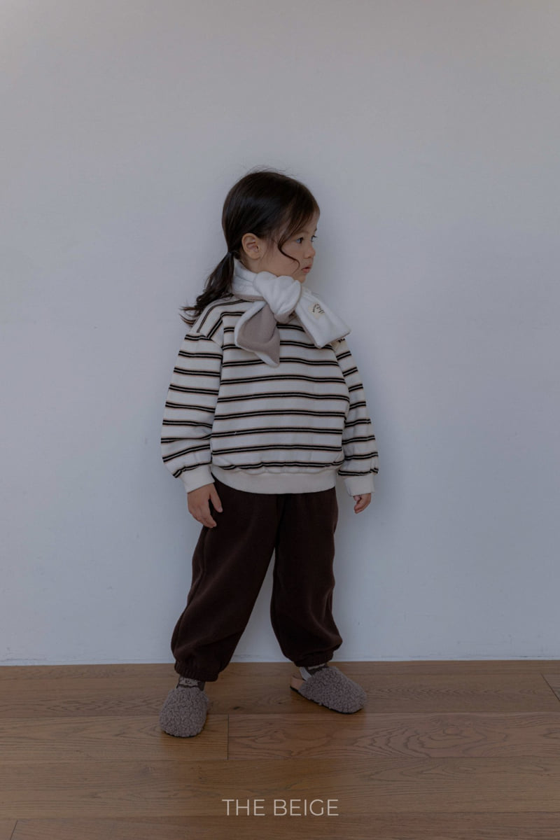 The Beige - Korean Baby Fashion - #babyfever - Fleece Jogger Pants - 2
