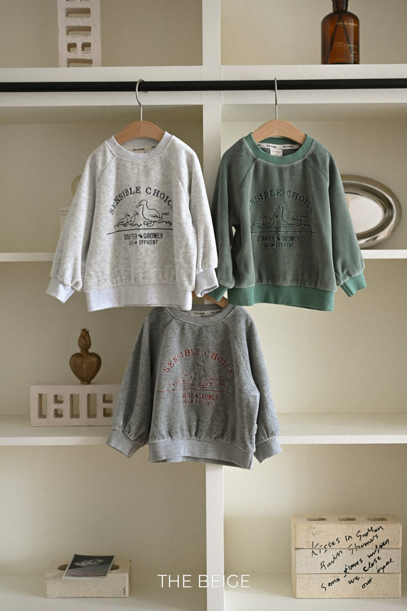 The Beige - Korean Baby Fashion - #babyfever - Velour Sweatshirt - 11