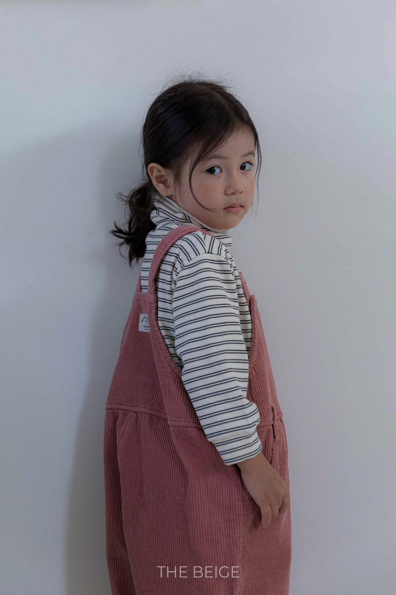 The Beige - Korean Baby Fashion - #babyfever - Belted Suspender Pants - 3