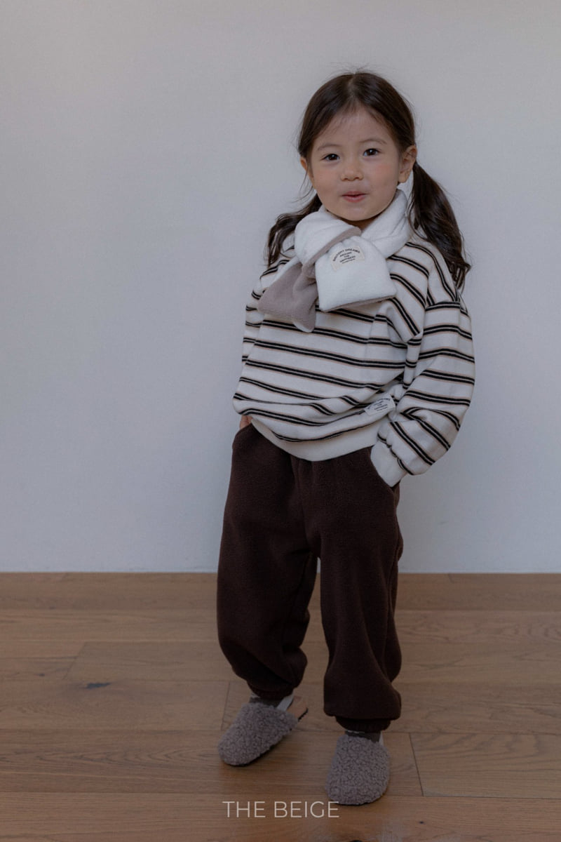 The Beige - Korean Baby Fashion - #babygirlfashion - Fleece Jogger Pants - 4