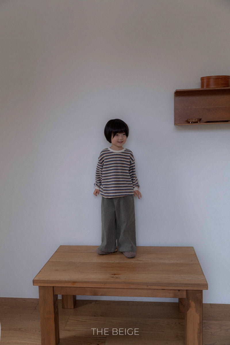 The Beige - Korean Baby Fashion - #babylifestyle - Knit Striped Sweatshirt - 9