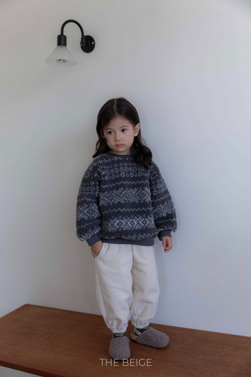 The Beige - Korean Baby Fashion - #babylifestyle - Printed Fleece Sweatshirt - 6
