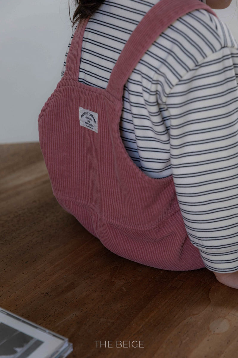 The Beige - Korean Baby Fashion - #babylifestyle - Belted Suspender Pants - 5