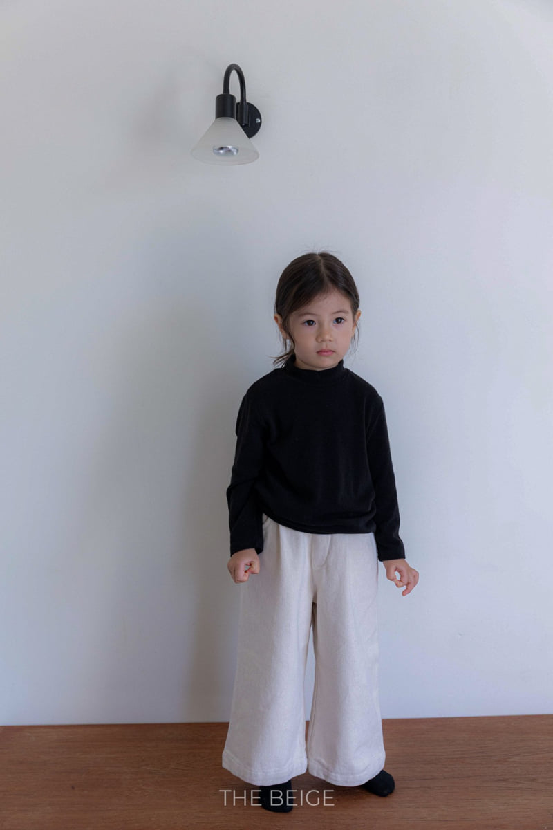 The Beige - Korean Baby Fashion - #babyoninstagram - Slim Half Turtleneck Tee - 2