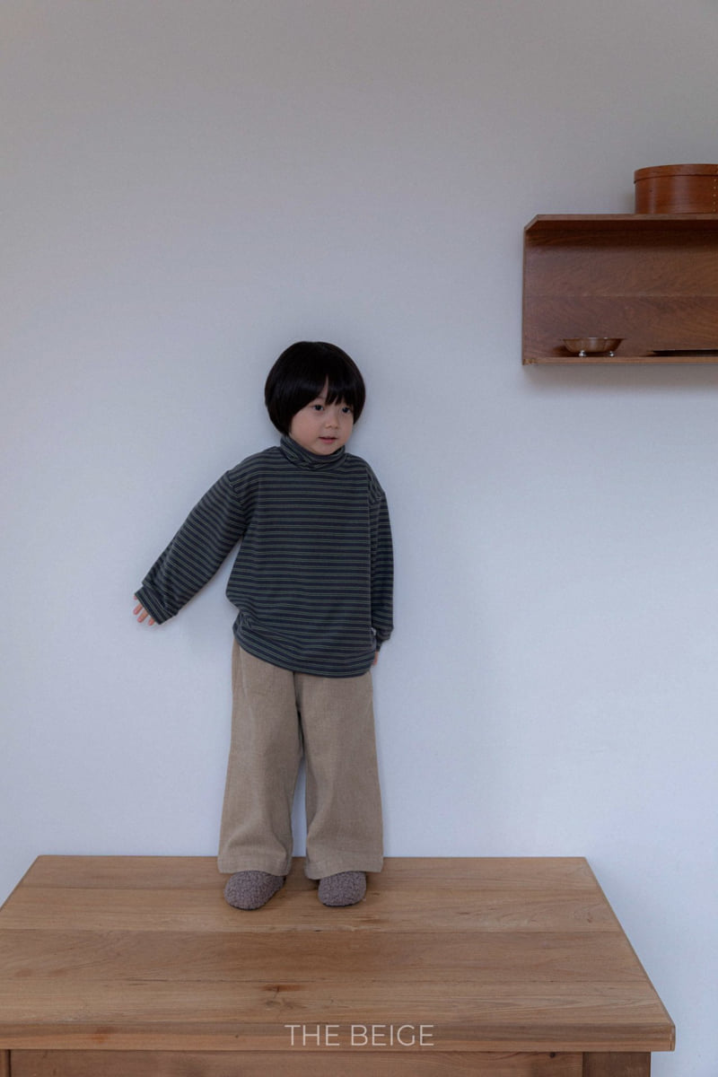 The Beige - Korean Baby Fashion - #babyoninstagram - Tucked Wide Pants