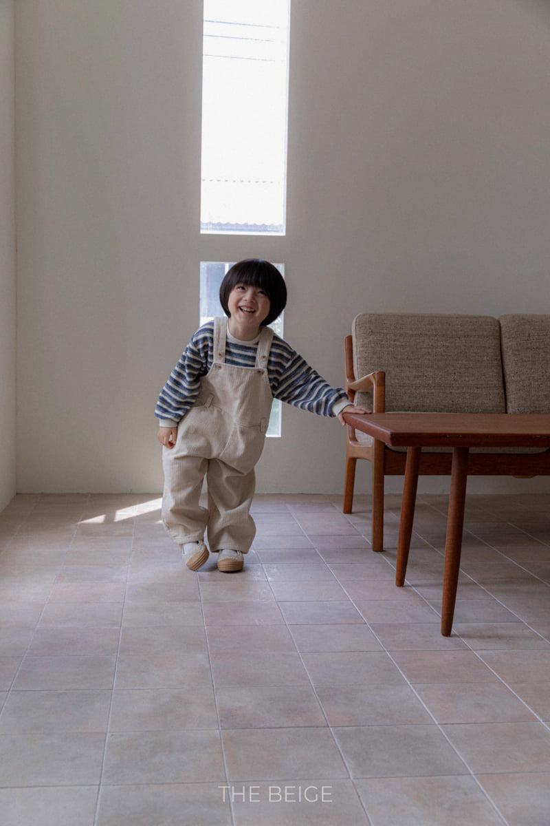 The Beige - Korean Baby Fashion - #babyoninstagram - Belted Suspender Pants - 6