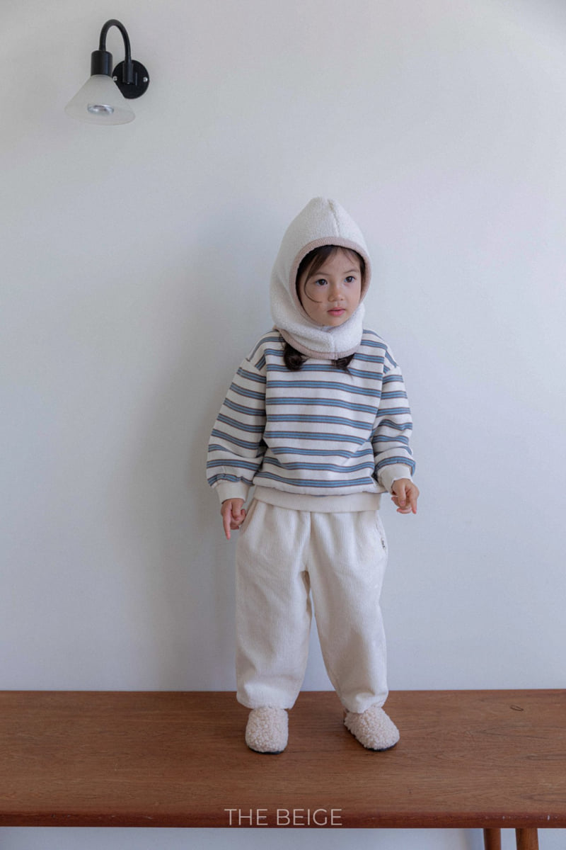 The Beige - Korean Baby Fashion - #babyoutfit - Terry Striped Sweatshirt - 7