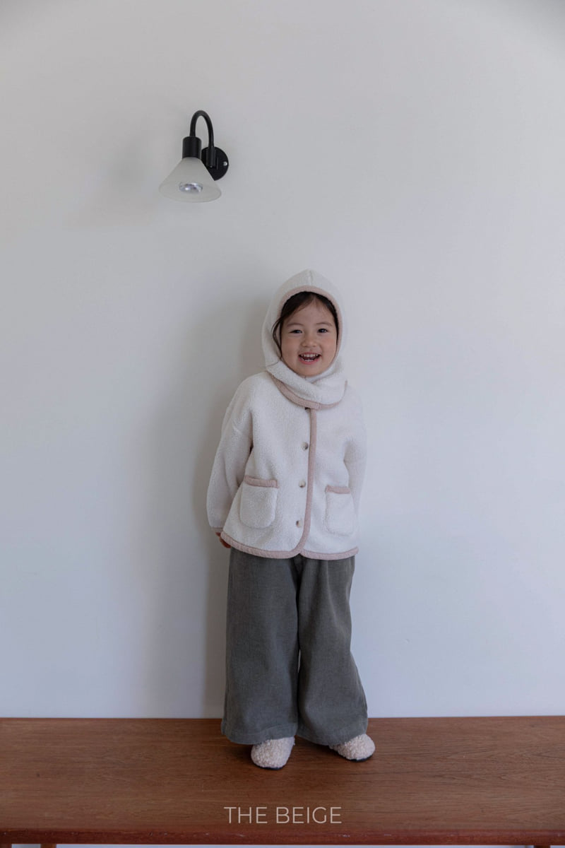 The Beige - Korean Baby Fashion - #babyoutfit - Tucked Wide Pants - 4