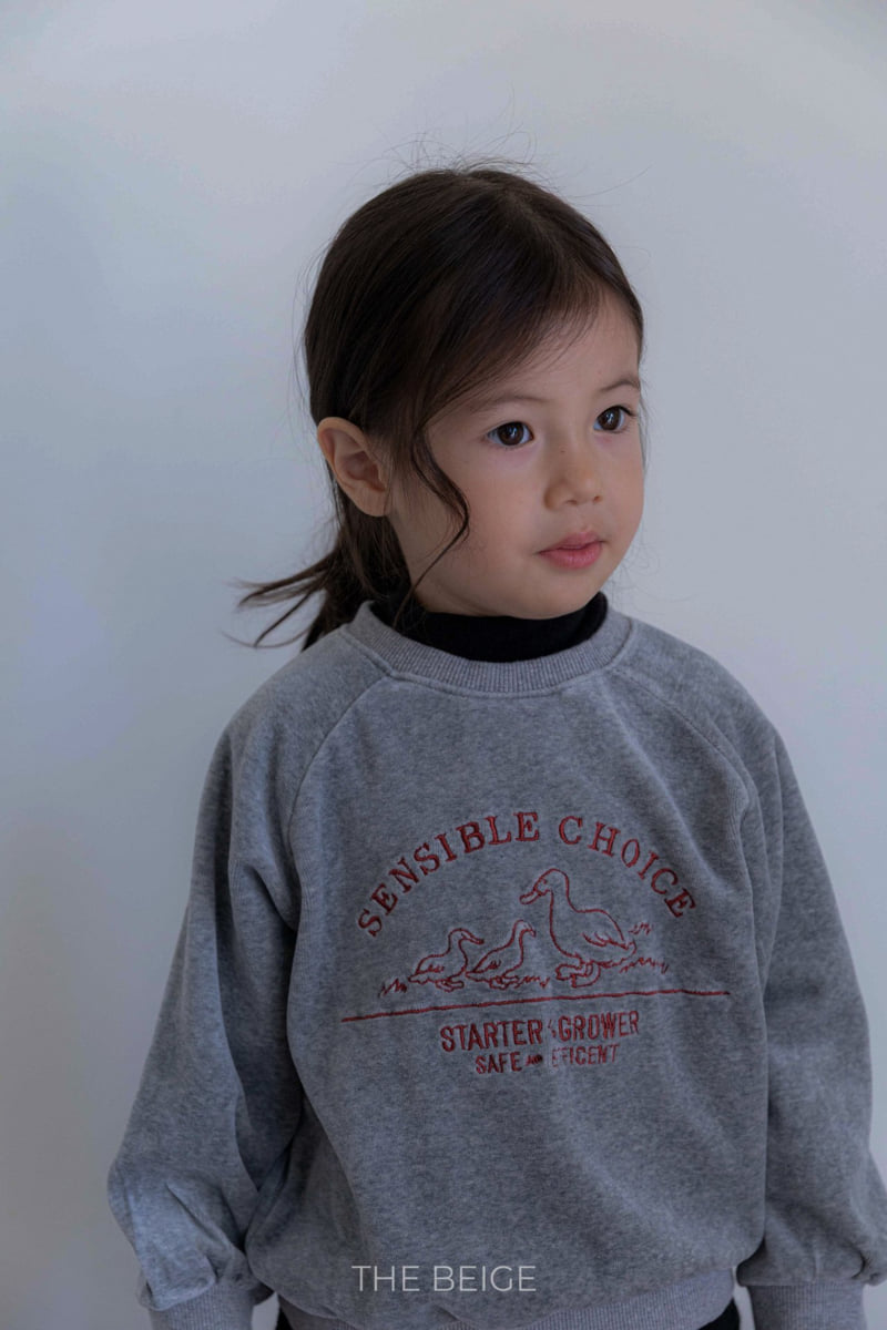 The Beige - Korean Baby Fashion - #babyoutfit - Velour Sweatshirt - 2