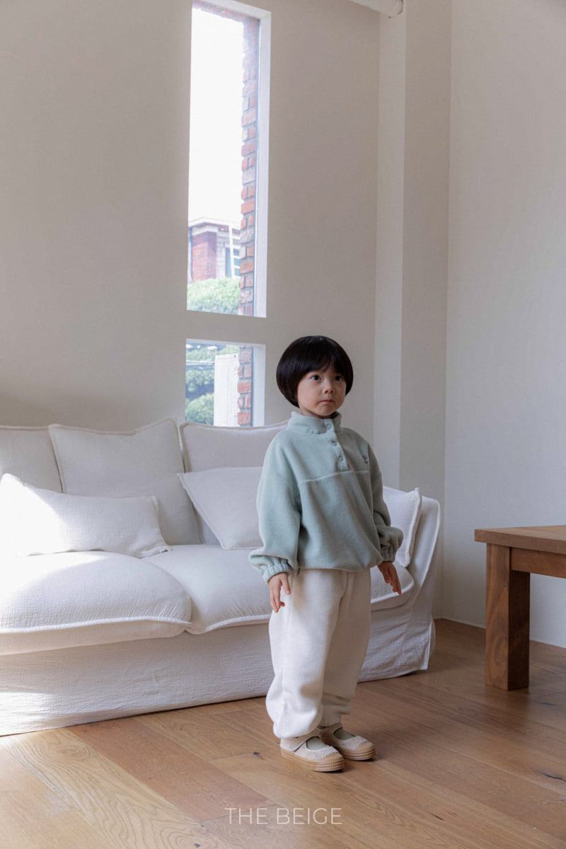 The Beige - Korean Baby Fashion - #babywear - Fleece Jogger Pants - 9