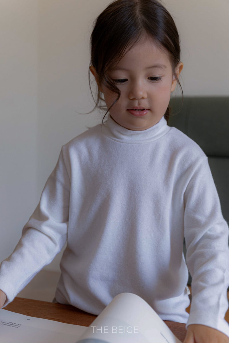 The Beige - Korean Baby Fashion - #babywear - Slim Half Turtleneck Tee - 6