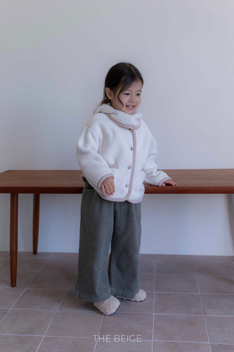 The Beige - Korean Baby Fashion - #babywear - Tucked Wide Pants - 5