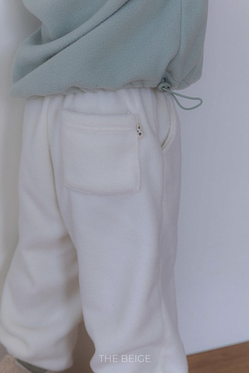 The Beige - Korean Baby Fashion - #onlinebabyshop - Fleece Jogger Pants - 11