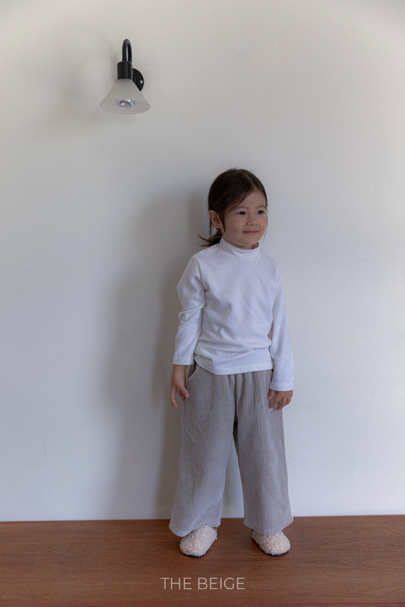 The Beige - Korean Baby Fashion - #onlinebabyshop - Slim Half Turtleneck Tee - 8