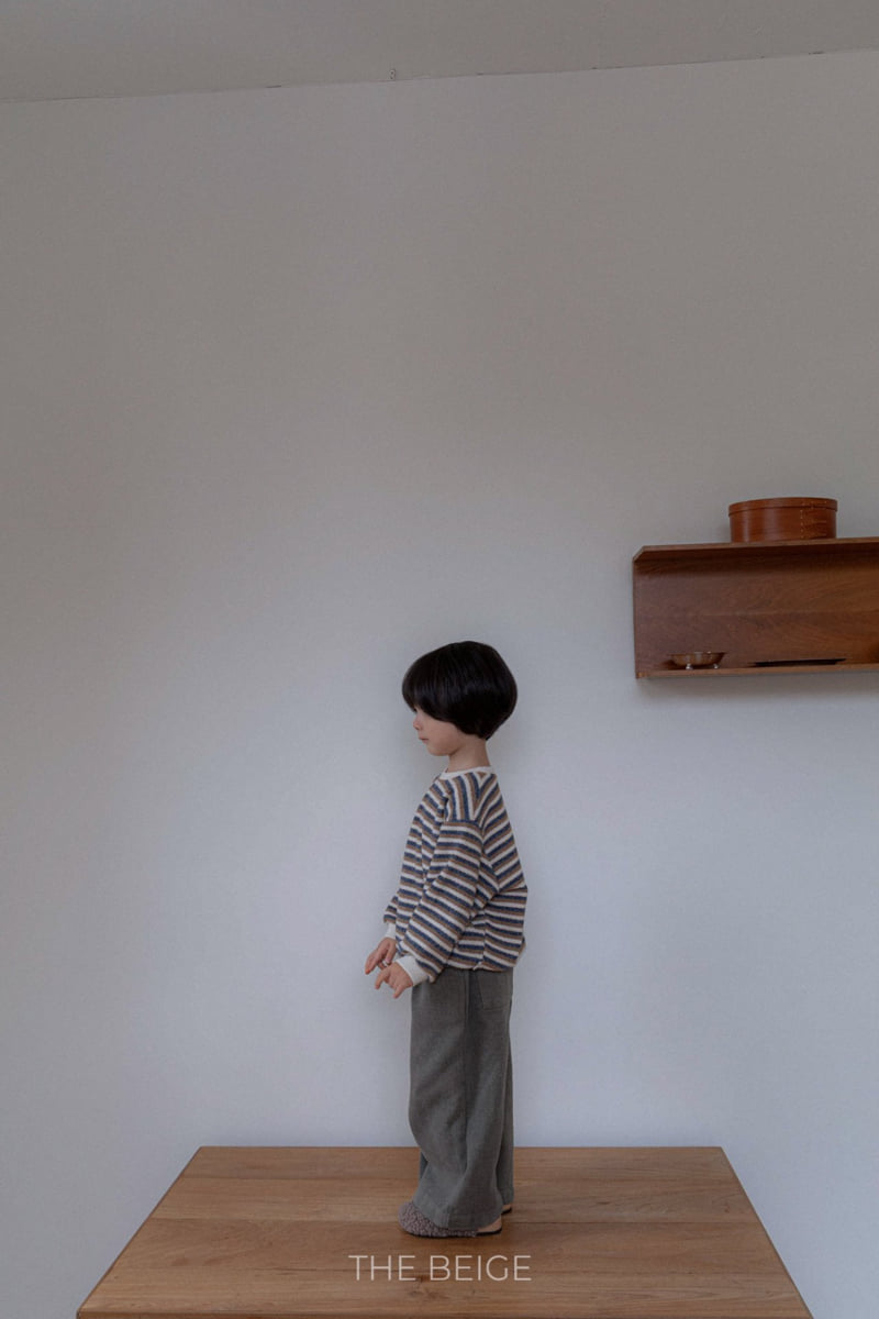 The Beige - Korean Baby Fashion - #onlinebabyshop - Tucked Wide Pants - 7