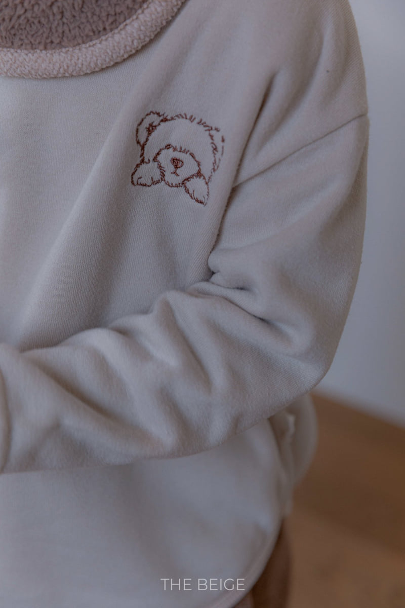 The Beige - Korean Baby Fashion - #smilingbaby - Bear Embroidery Binding Tee - 8
