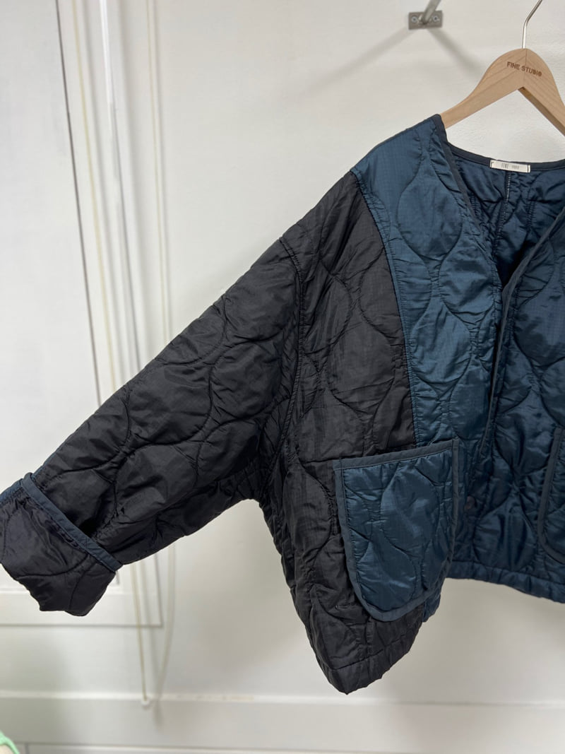 The Fine.b - Korean Women Fashion - #momslook - Balance Quilted Jacket - 3