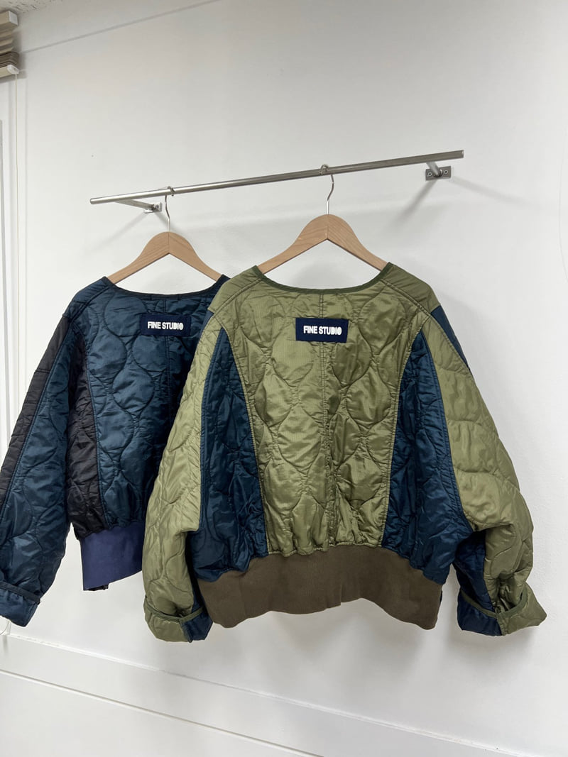 The Fine.b - Korean Women Fashion - #momslook - Balance Quilted Jacket - 5