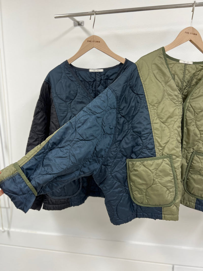 The Fine.b - Korean Women Fashion - #womensfashion - Balance Quilted Jacket - 2