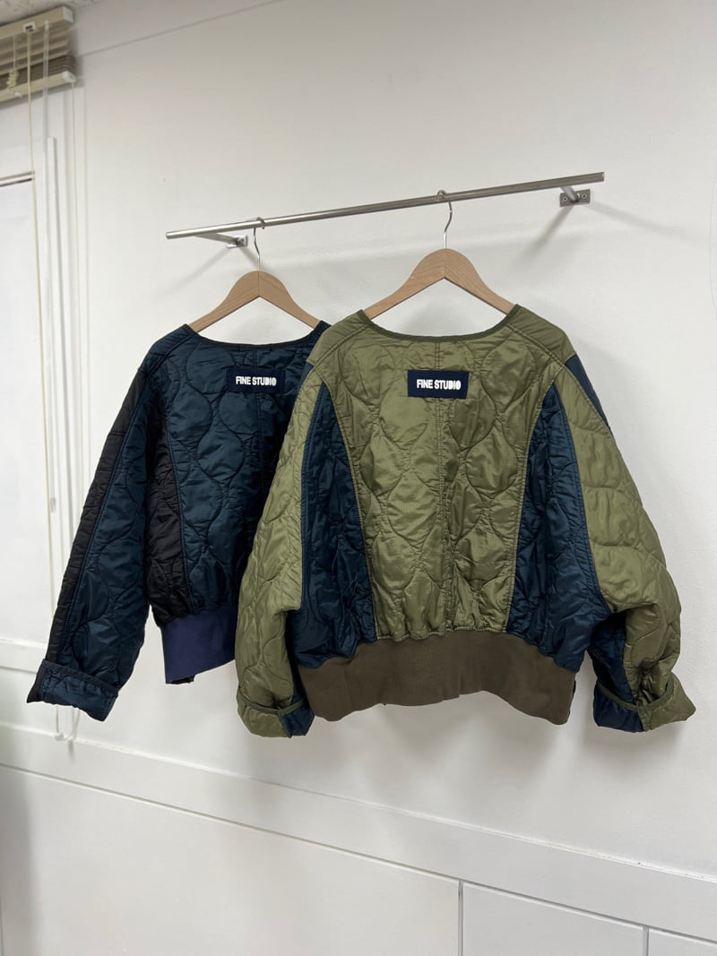 The Fine.b - Korean Women Fashion - #momslook - Balance Quilted Jacket - 4