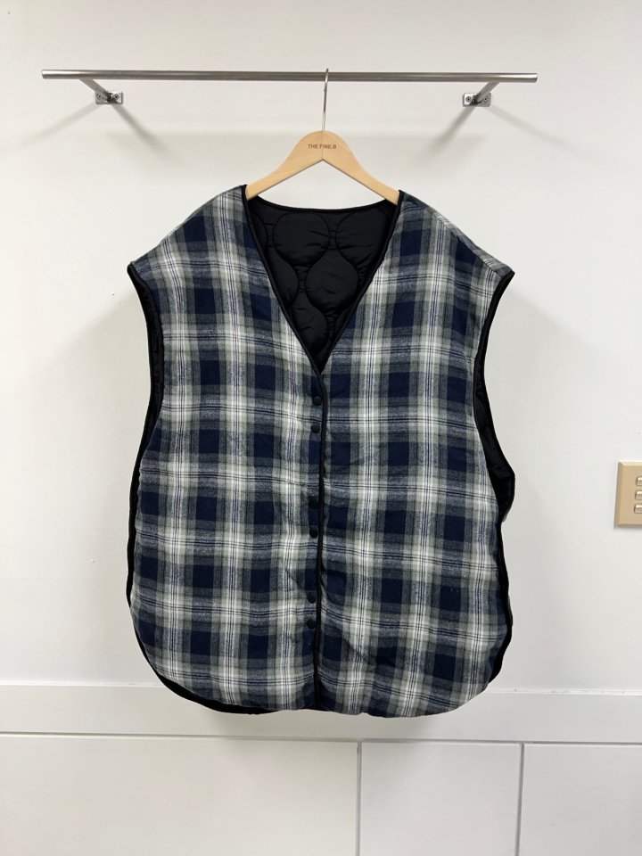 The Fine.b - Korean Women Fashion - #womensfashion - Quilted Reversible Vest - 5