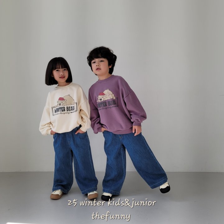 The Funny - Korean Children Fashion - #Kfashion4kids - Sleeping Bear Sweatshirt - 3