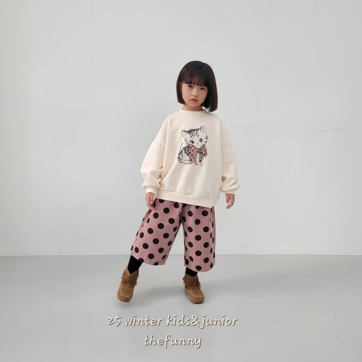 The Funny - Korean Children Fashion - #kidzfashiontrend - Ribbon Cat Sweatshirt - 4