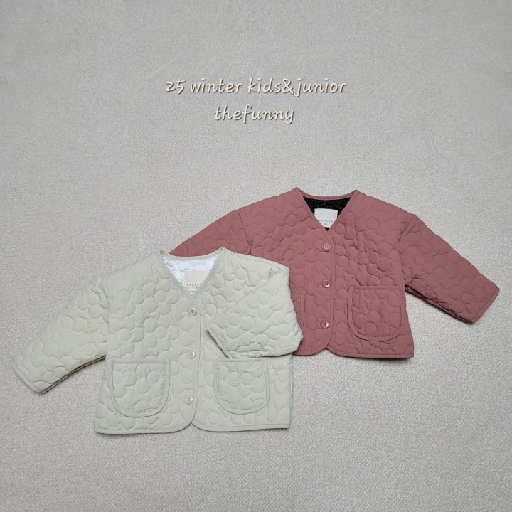 The Funny - Korean Children Fashion - #Kfashion4kids - Daisy Padding Jacket