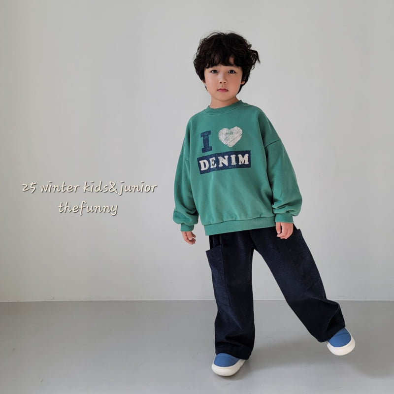 The Funny - Korean Children Fashion - #childofig - Denim Sweatshirt - 11