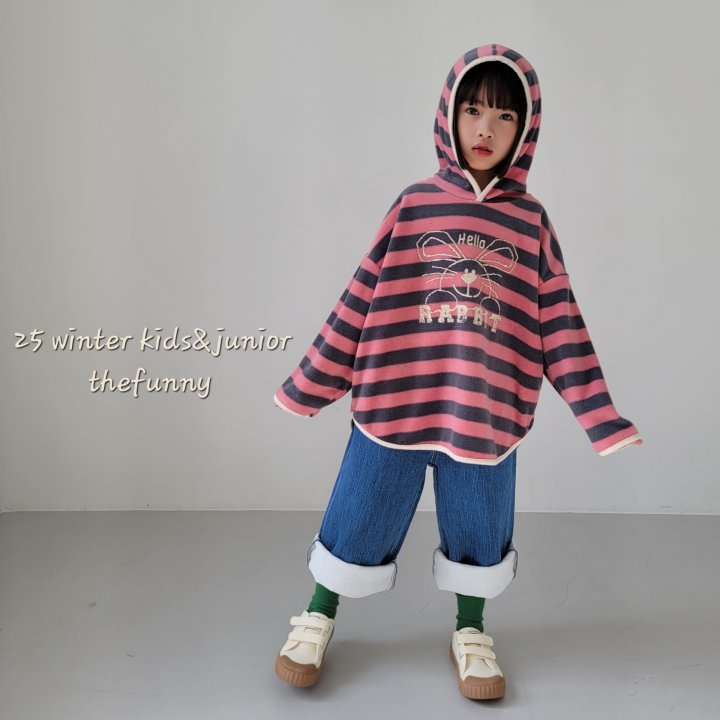 The Funny - Korean Children Fashion - #childofig - Rabbit Hoodie Tee - 7
