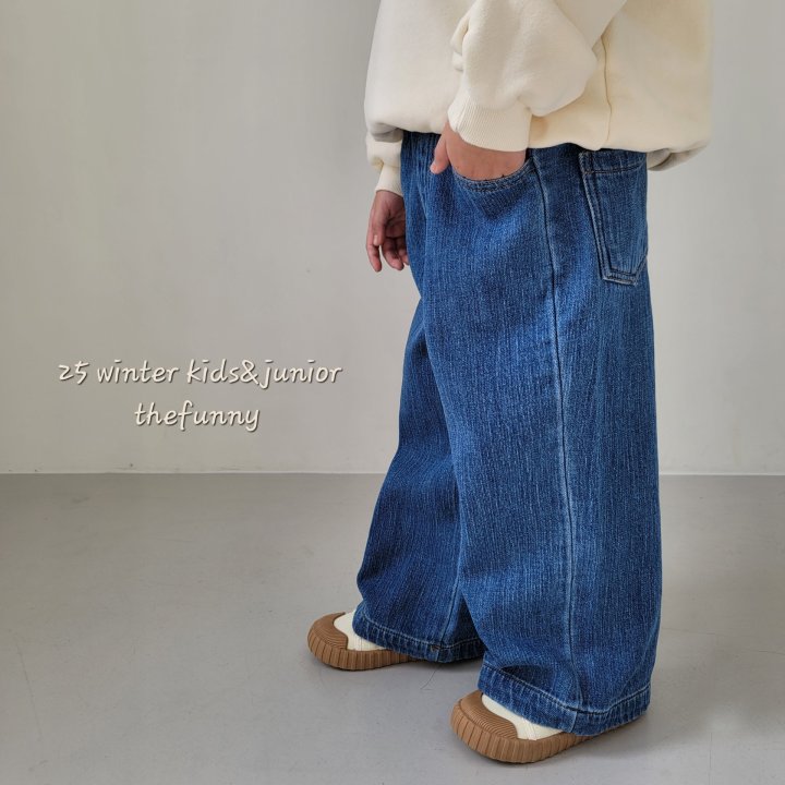 The Funny - Korean Children Fashion - #childofig - Bagel Denim Pants - 7
