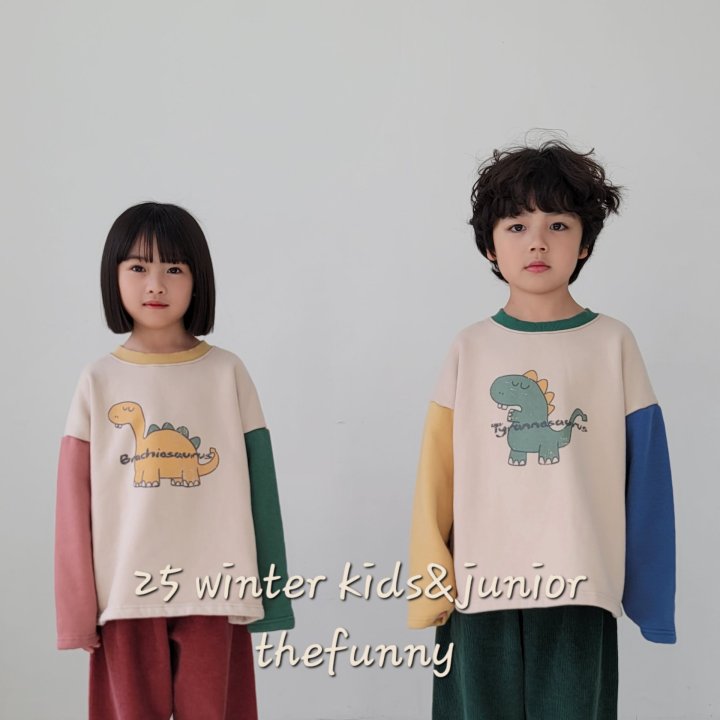 The Funny - Korean Children Fashion - #prettylittlegirls - Dino Tee - 4