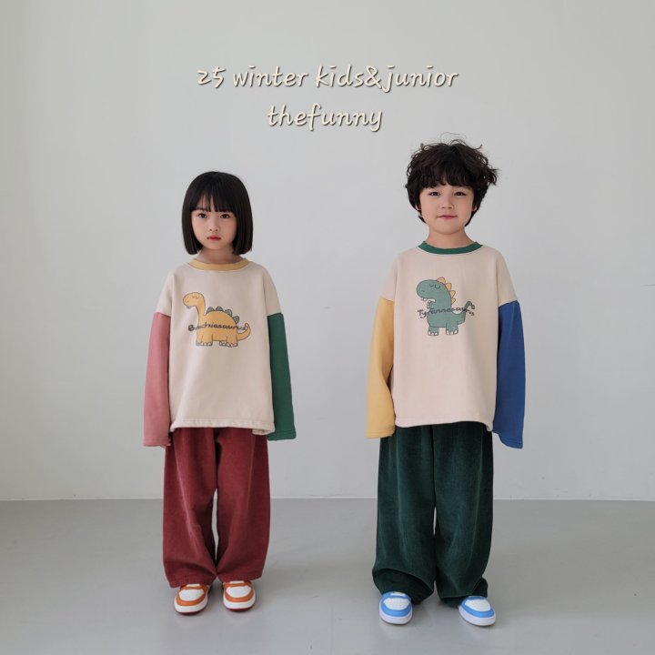 The Funny - Korean Children Fashion - #childofig - Dino Tee - 5