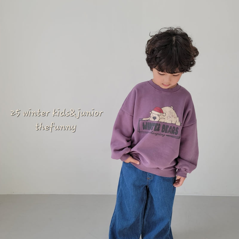 The Funny - Korean Children Fashion - #childrensboutique - Sleeping Bear Sweatshirt - 10