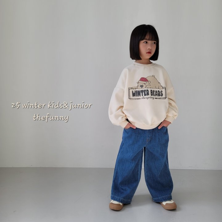 The Funny - Korean Children Fashion - #childrensboutique - Bagel Denim Pants - 8
