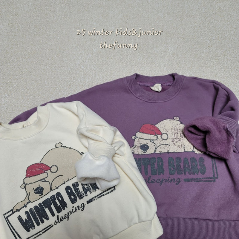 The Funny - Korean Children Fashion - #discoveringself - Sleeping Bear Sweatshirt - 12