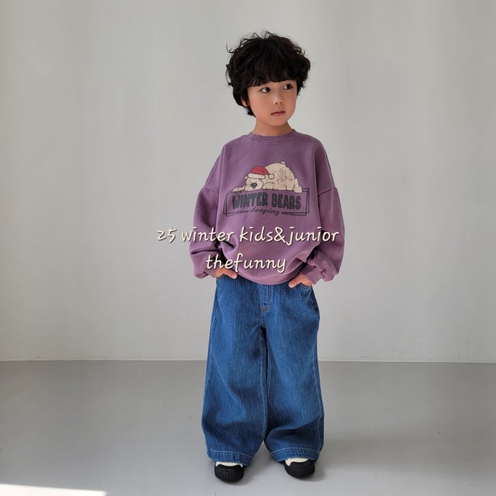 The Funny - Korean Children Fashion - #discoveringself - Bagel Denim Pants - 10