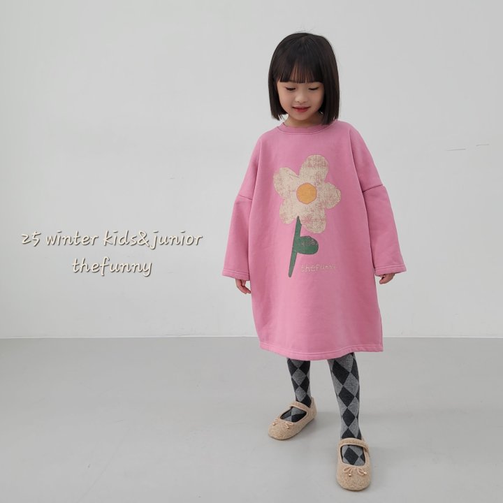 The Funny - Korean Children Fashion - #discoveringself - Winter Blossom One-piece - 3
