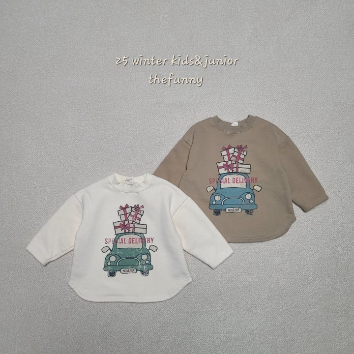 The Funny - Korean Children Fashion - #fashionkids - Car Long Tee