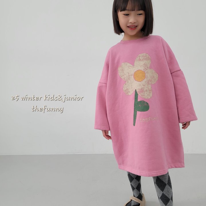 The Funny - Korean Children Fashion - #discoveringself - Winter Blossom One-piece - 4