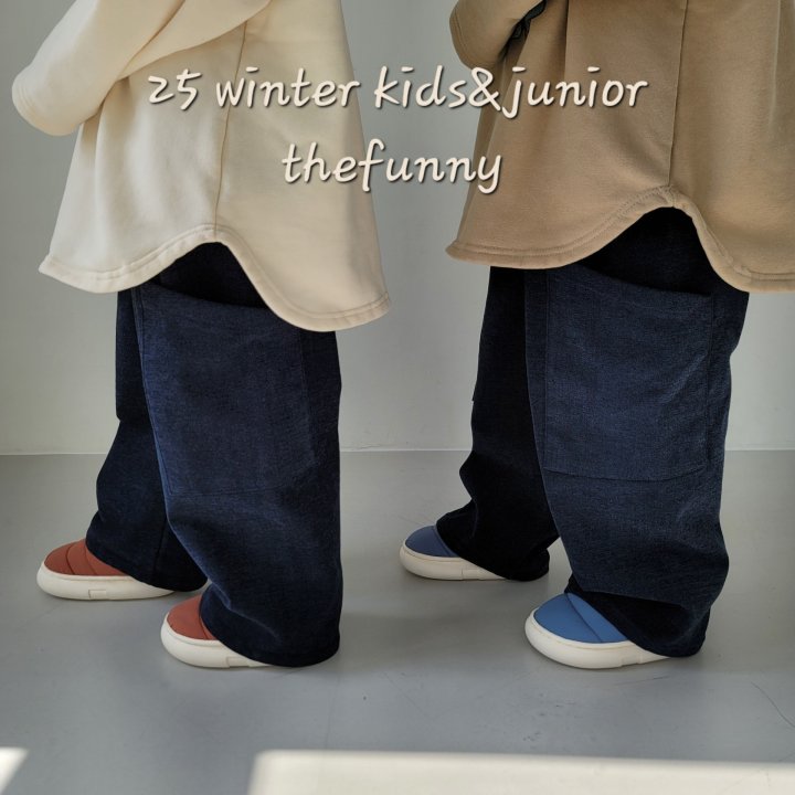 The Funny - Korean Children Fashion - #kidsshorts - Soft Stretch Denim Pants